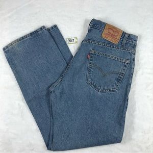 Levi’s 505 Regular Fit Straight Leg Jeans Size 36 x 30 Medium Wash